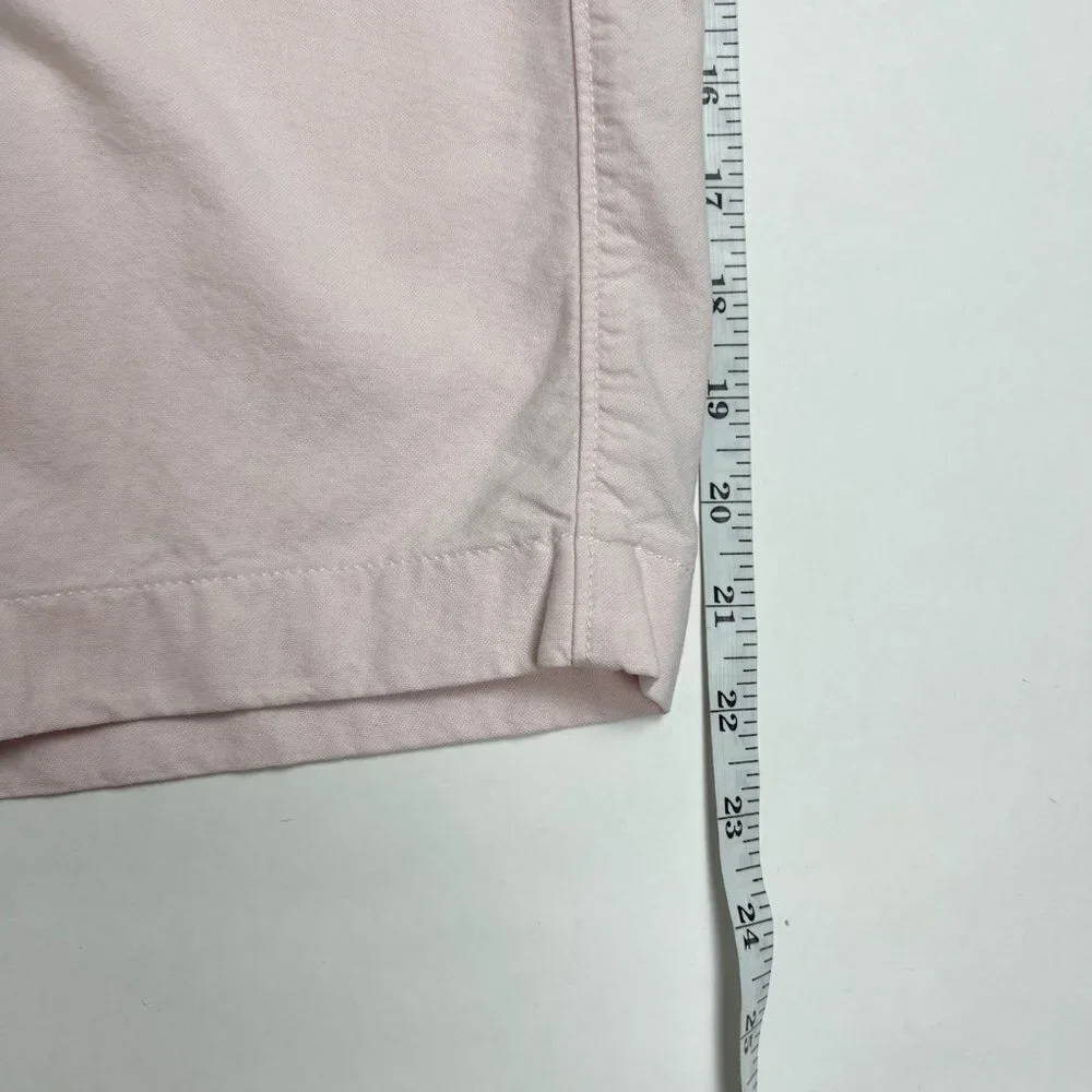 J. Crew Club Shorts Men's Size 35 Pink Flat Front Bermudas